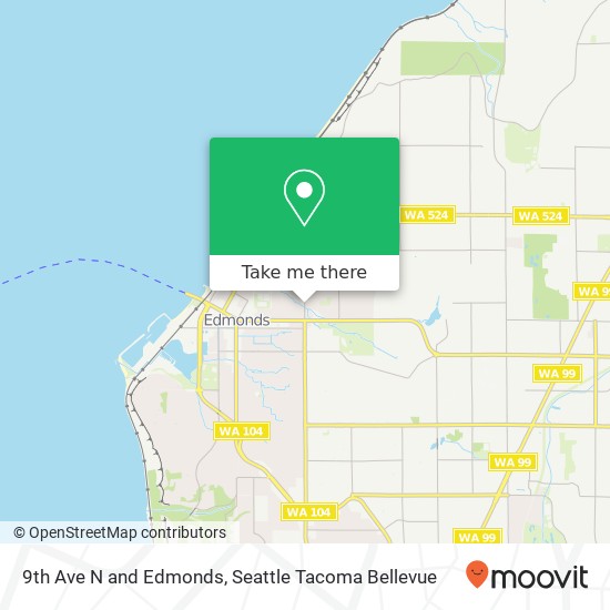 9th Ave N and Edmonds, Edmonds, WA 98020 map