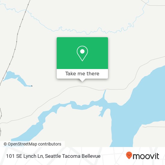 Mapa de 101 SE Lynch Ln, Shelton, WA 98584