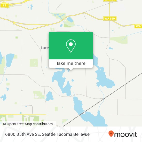 Mapa de 6800 35th Ave SE, Lacey, WA 98503