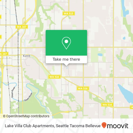 Lake Villa Club Apartments, 10615 SE 250th Pl map