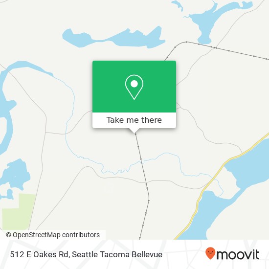 Mapa de 512 E Oakes Rd, Shelton, WA 98584