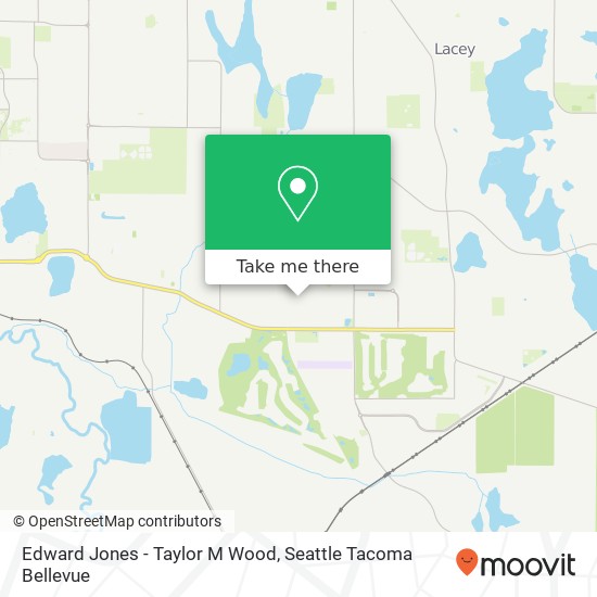 Mapa de Edward Jones - Taylor M Wood, 4520 Intelco Loop SE