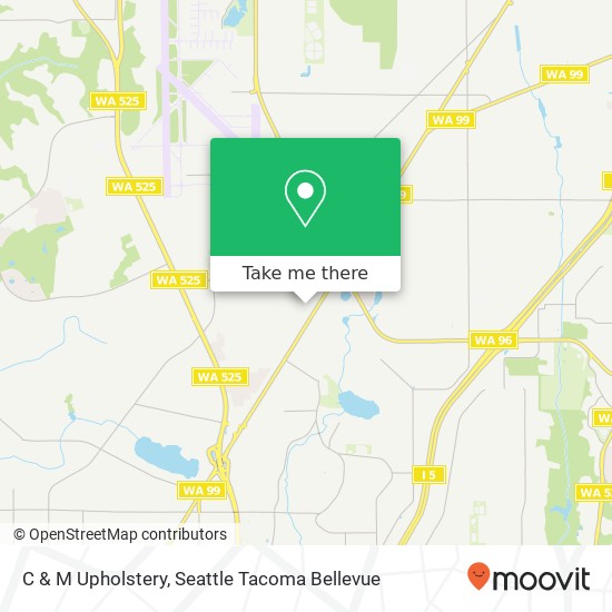 Mapa de C & M Upholstery, 12428 Highway 99