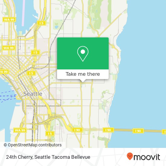Mapa de 24th Cherry, Seattle, WA 98122