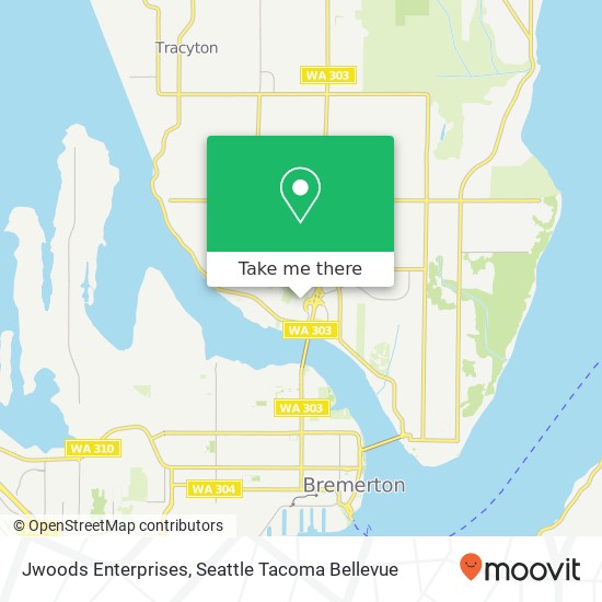 Mapa de Jwoods Enterprises, 534 Morrison Ct