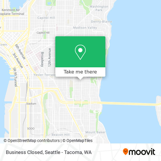 Business Closed map