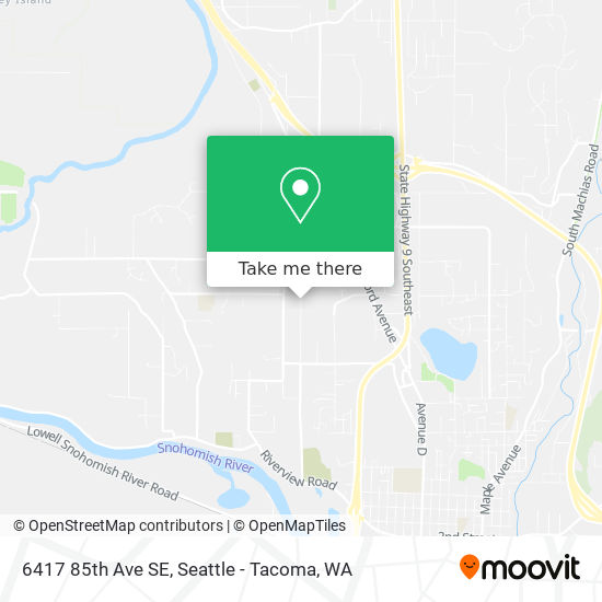 Mapa de 6417 85th Ave SE