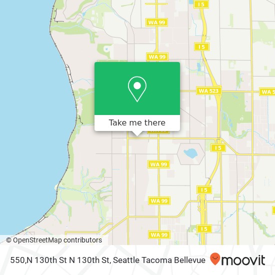 550,N 130th St N 130th St, Seattle, WA 98133 map