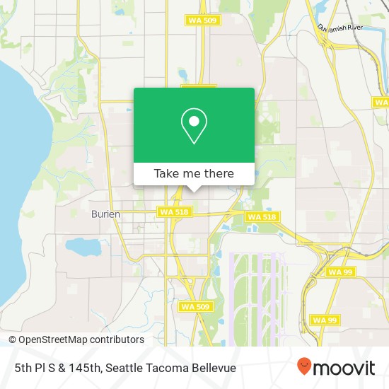 5th Pl S & 145th, Burien, WA 98168 map