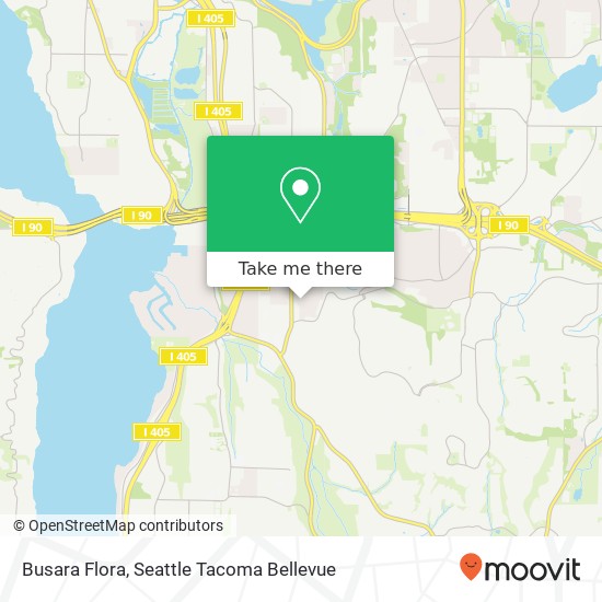 Busara Flora, Factoria Blvd SE map