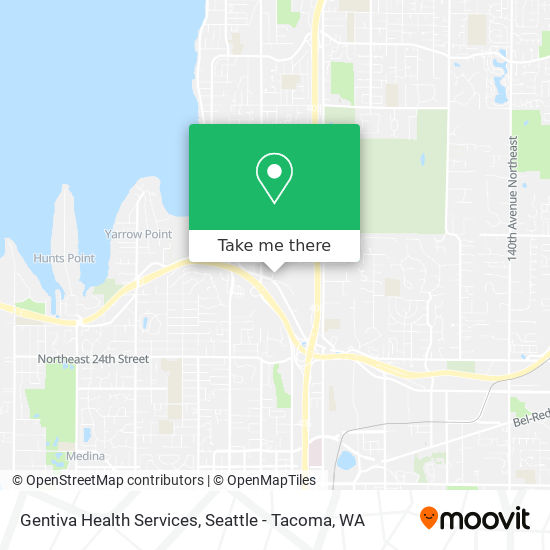 Gentiva Health Services map