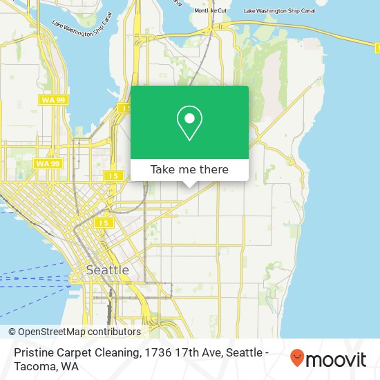 Pristine Carpet Cleaning, 1736 17th Ave map
