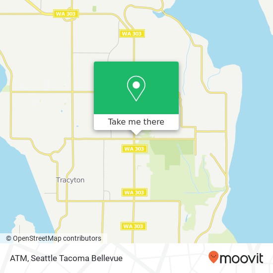 Mapa de ATM, 6432 State Highway 303 NE