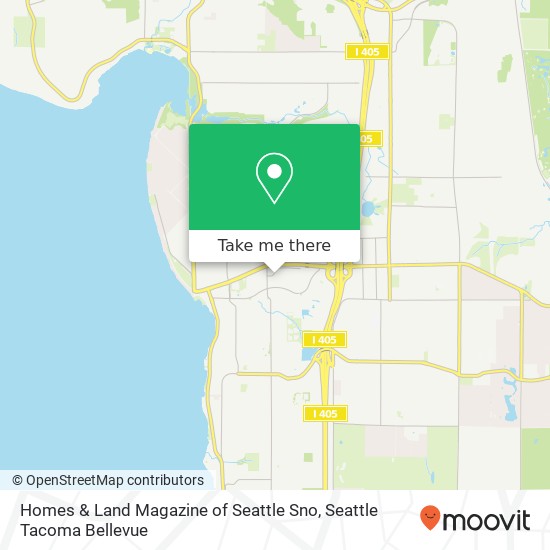 Mapa de Homes & Land Magazine of Seattle Sno