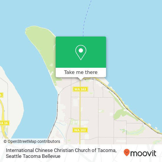 Mapa de International Chinese Christian Church of Tacoma, 5025 N Pearl St