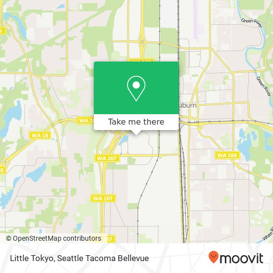 Mapa de Little Tokyo, Auburn, WA 98001