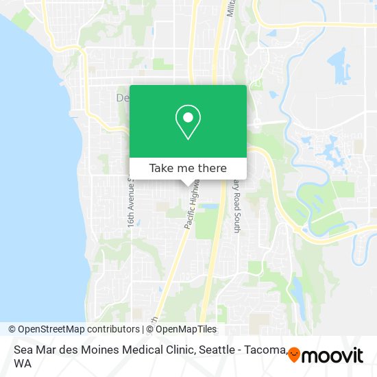 Sea Mar des Moines Medical Clinic map