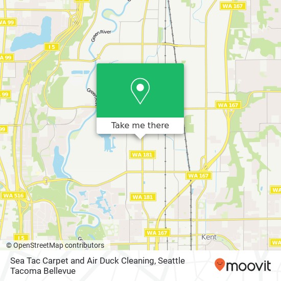 Sea Tac Carpet and Air Duck Cleaning, 22009 68th Ave S map