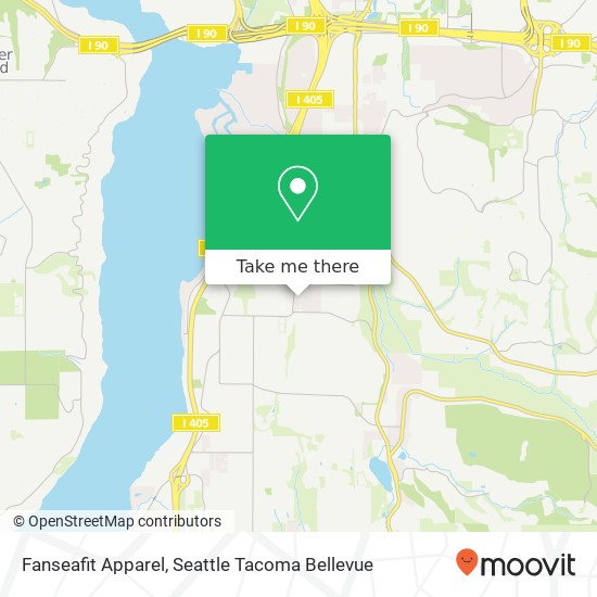 Mapa de Fanseafit Apparel, 5806 119th Ave SE