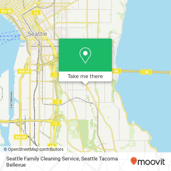Seattle Family Cleaning Service, S Hill St map