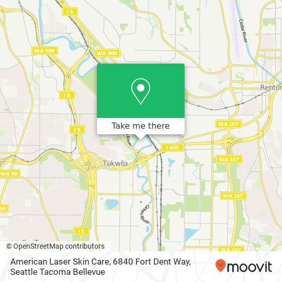 Mapa de American Laser Skin Care, 6840 Fort Dent Way