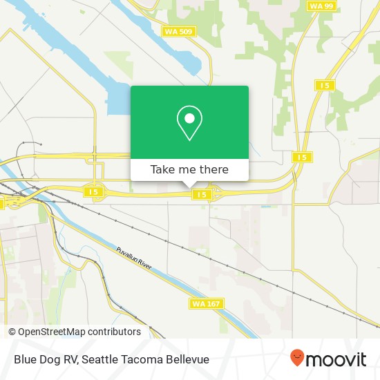 Mapa de Blue Dog RV, 1606 51st Ave E