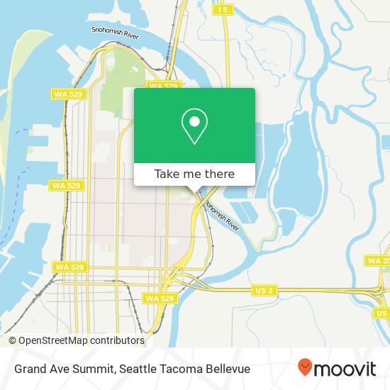 Mapa de Grand Ave Summit, Everett, WA 98201