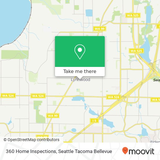 360 Home Inspections, 189th St SW map