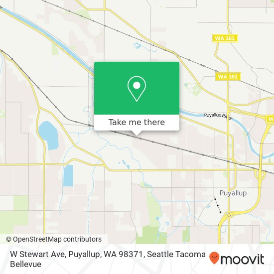 Mapa de W Stewart Ave, Puyallup, WA 98371