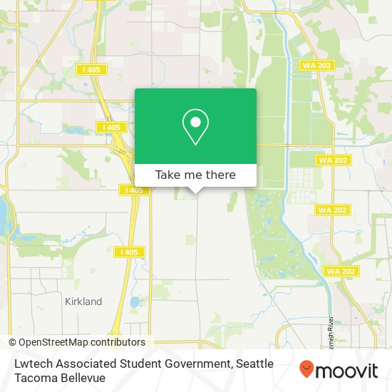 Lwtech Associated Student Government map