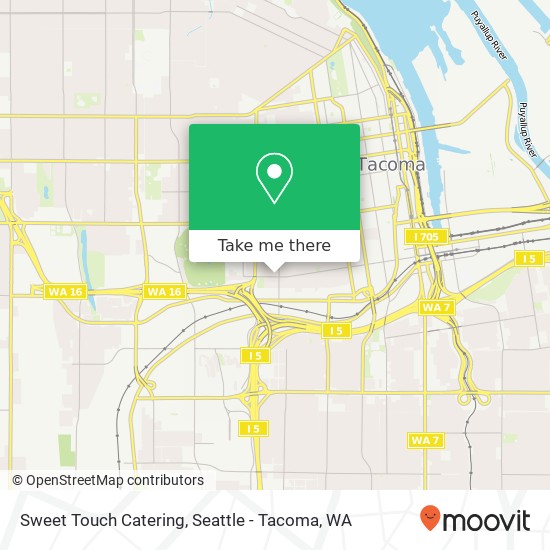 Sweet Touch Catering map