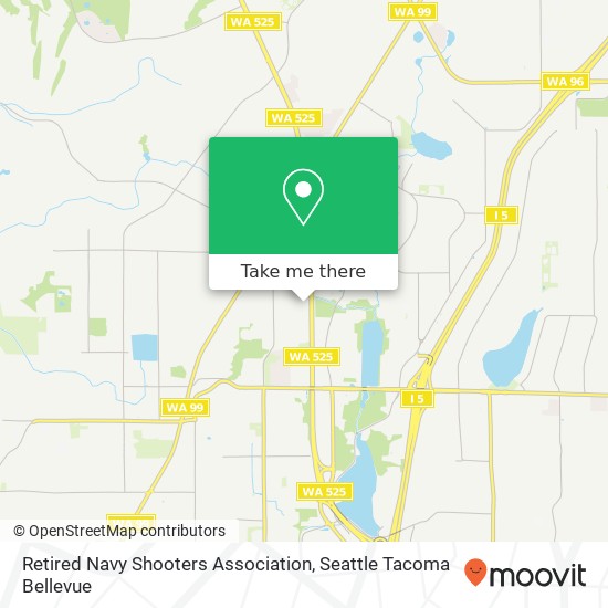 Mapa de Retired Navy Shooters Association, 3110 154th St SW