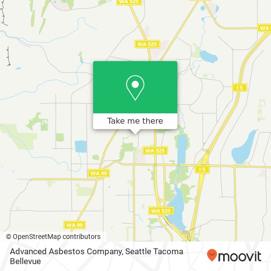 Advanced Asbestos Company, 156th St SW map