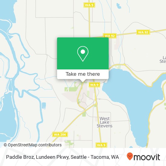 Paddle Broz, Lundeen Pkwy map