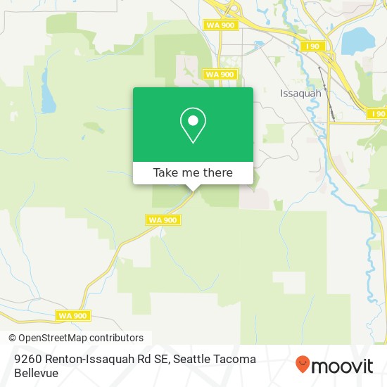 Mapa de 9260 Renton-Issaquah Rd SE, Issaquah, WA 98027