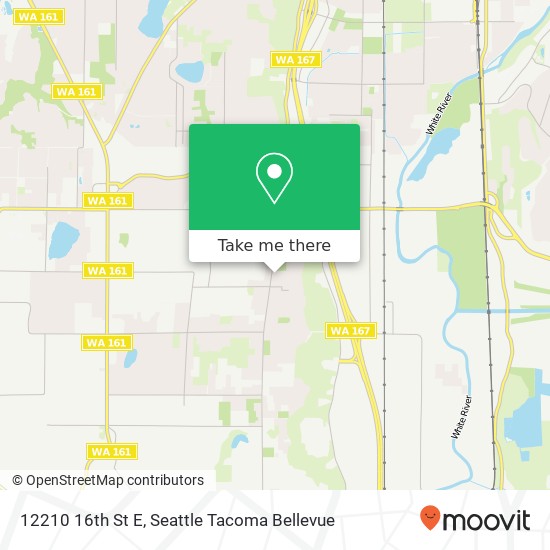 Mapa de 12210 16th St E, Edgewood, WA 98372