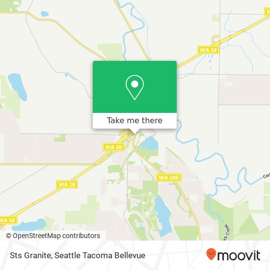 Mapa de Sts Granite, Maple Valley Black Diamond Rd SE