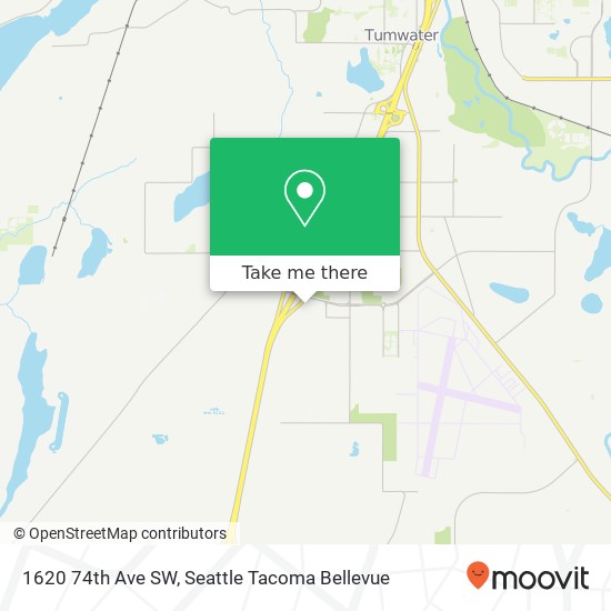 1620 74th Ave SW, Tumwater, WA 98501 map