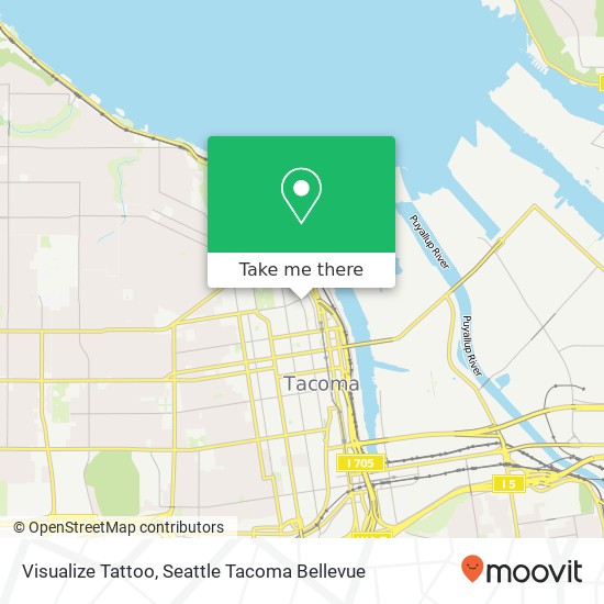 Mapa de Visualize Tattoo, 625 St Helens Ave