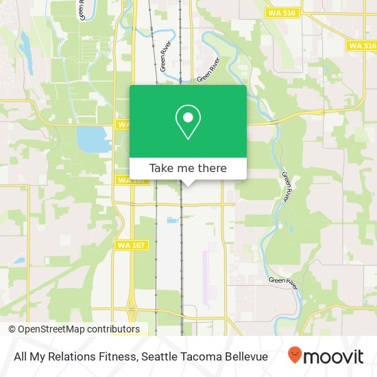 Mapa de All My Relations Fitness, 4114 B Pl NW