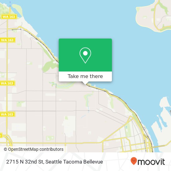 Mapa de 2715 N 32nd St, Tacoma, WA 98407