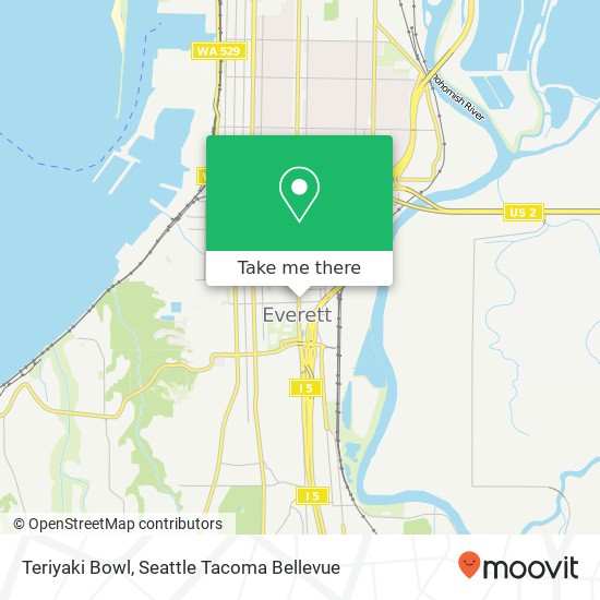 Mapa de Teriyaki Bowl, 3625 Broadway Ave