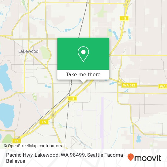 Pacific Hwy, Lakewood, WA 98499 map