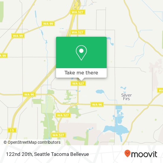 122nd 20th, Everett, WA 98208 map