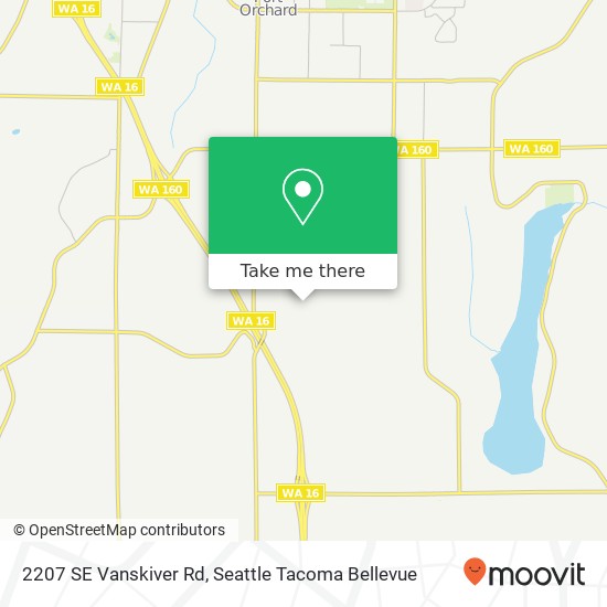 2207 SE Vanskiver Rd, Port Orchard, WA 98367 map