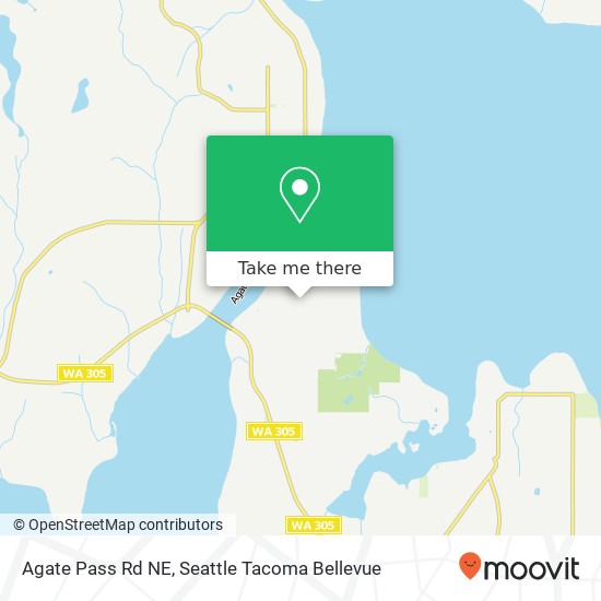 Agate Pass Rd NE, Bainbridge Island, WA 98110 map