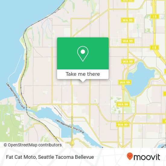 Fat Cat Moto, 6527 10th Ave NW map