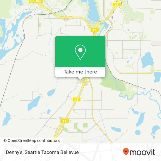 Denny's, 600 Trosper Rd SW map