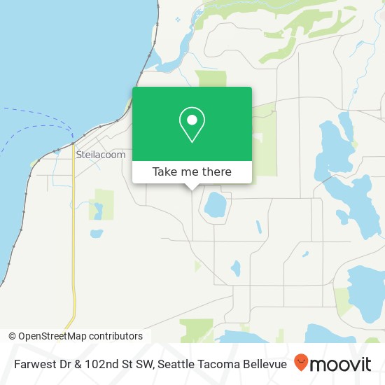 Mapa de Farwest Dr & 102nd St SW