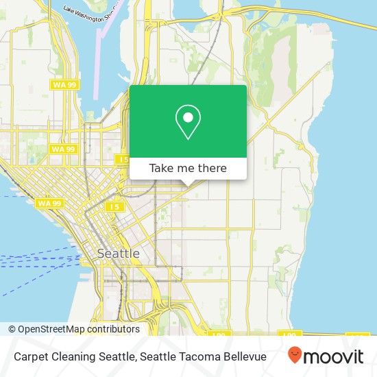 Carpet Cleaning Seattle, 1520 15th Ave map
